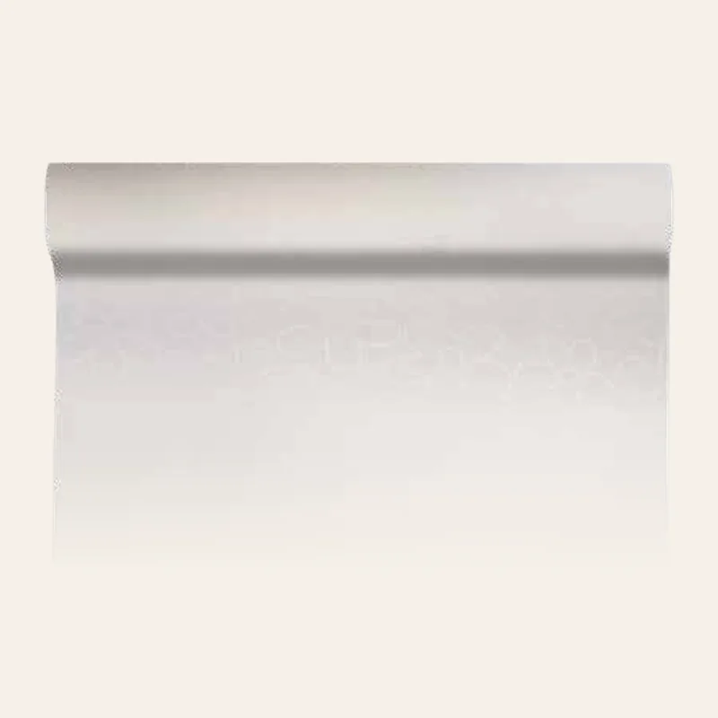 Bobina in TNT fantasia margherita, colore bianco
